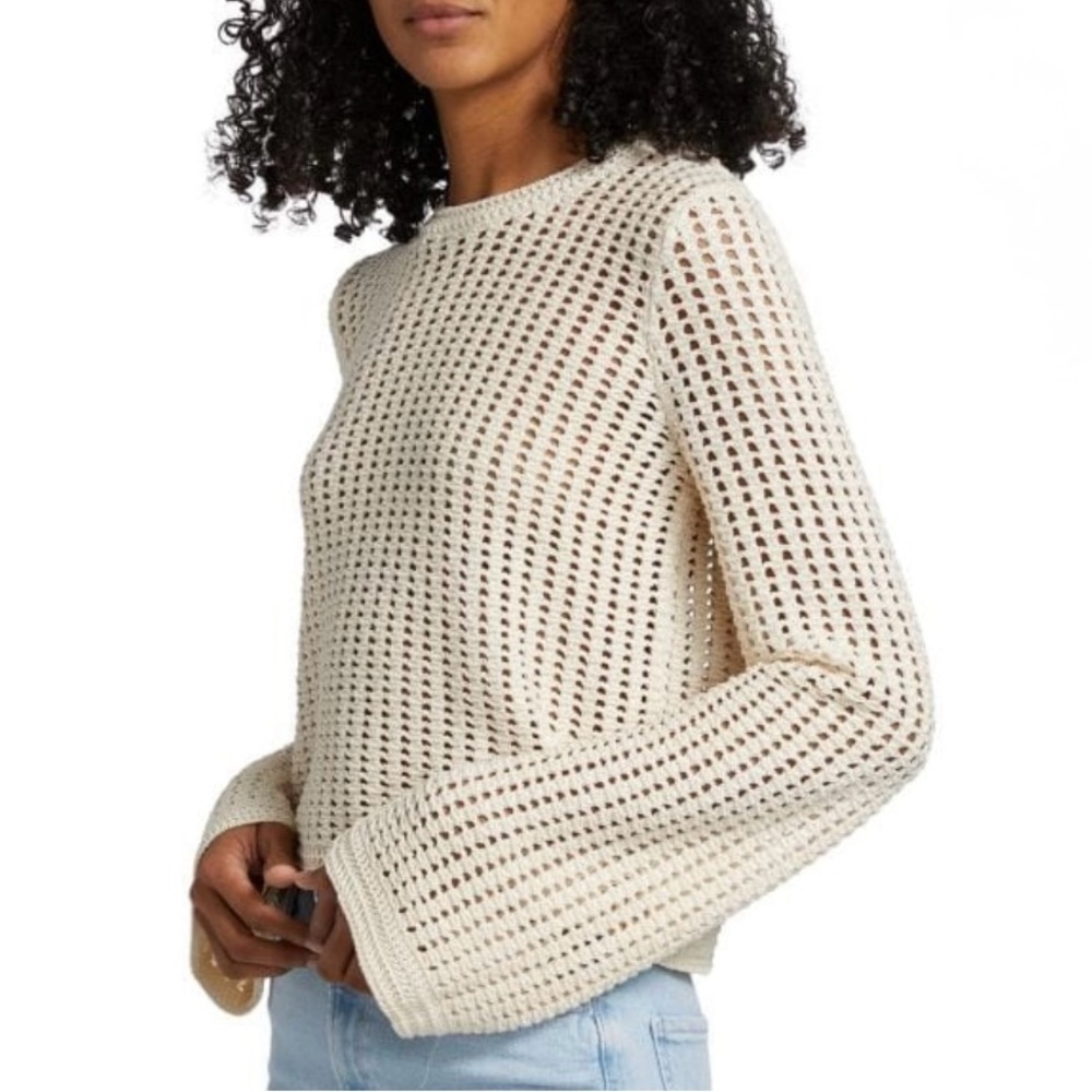 FRAME The Crochet Bell Sweater Size Small - Picture 1 of 10